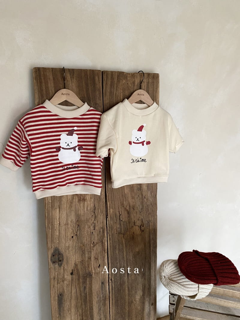 AOSTA - Korean Children Fashion - #Kfashion4kids - Snow BearTee - 2