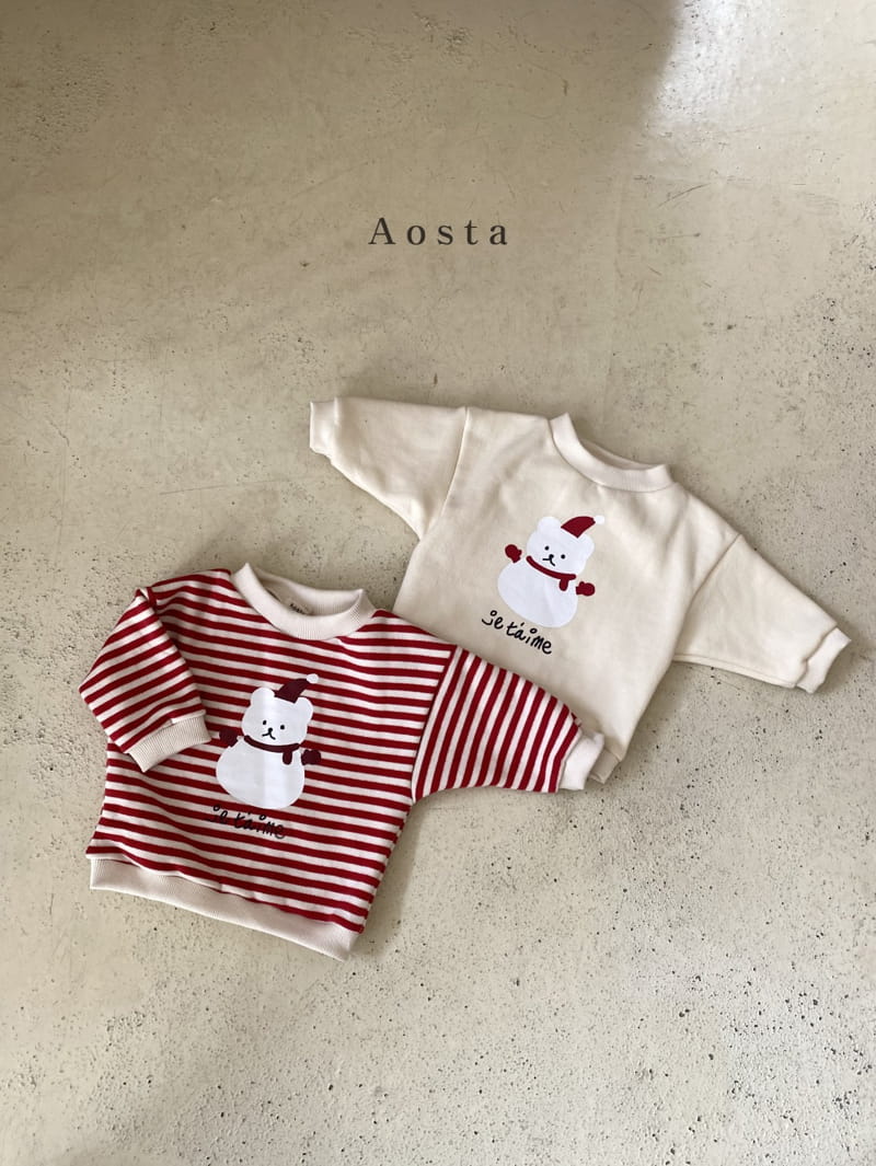 AOSTA - Korean Children Fashion - #Kfashion4kids - Snow BearTee - 3