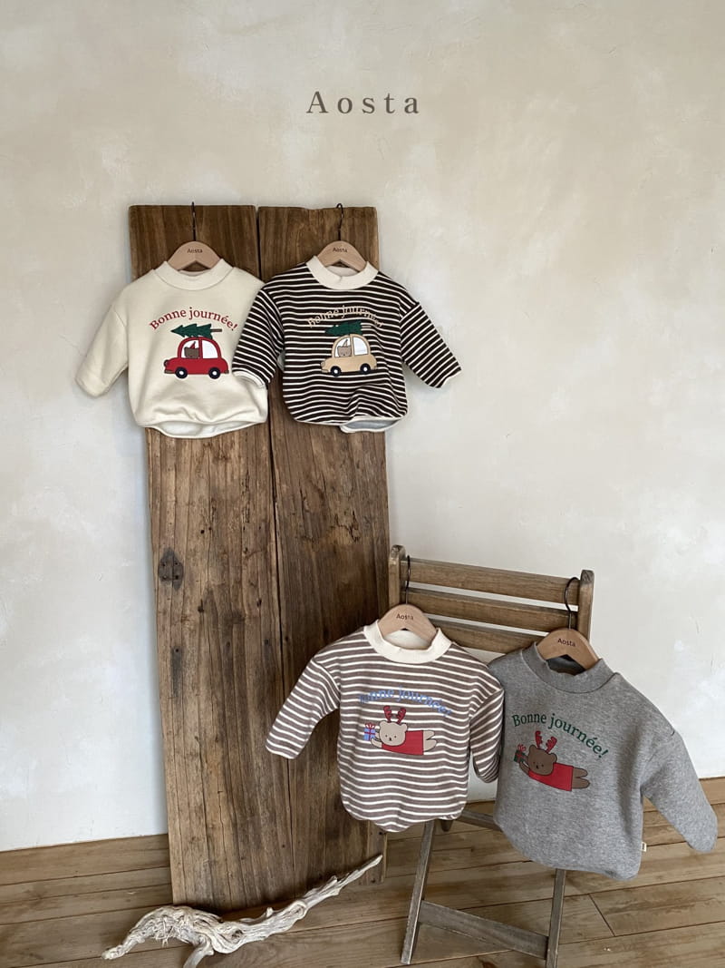 AOSTA - Korean Children Fashion - #Kfashion4kids - Bear Dolf Tee