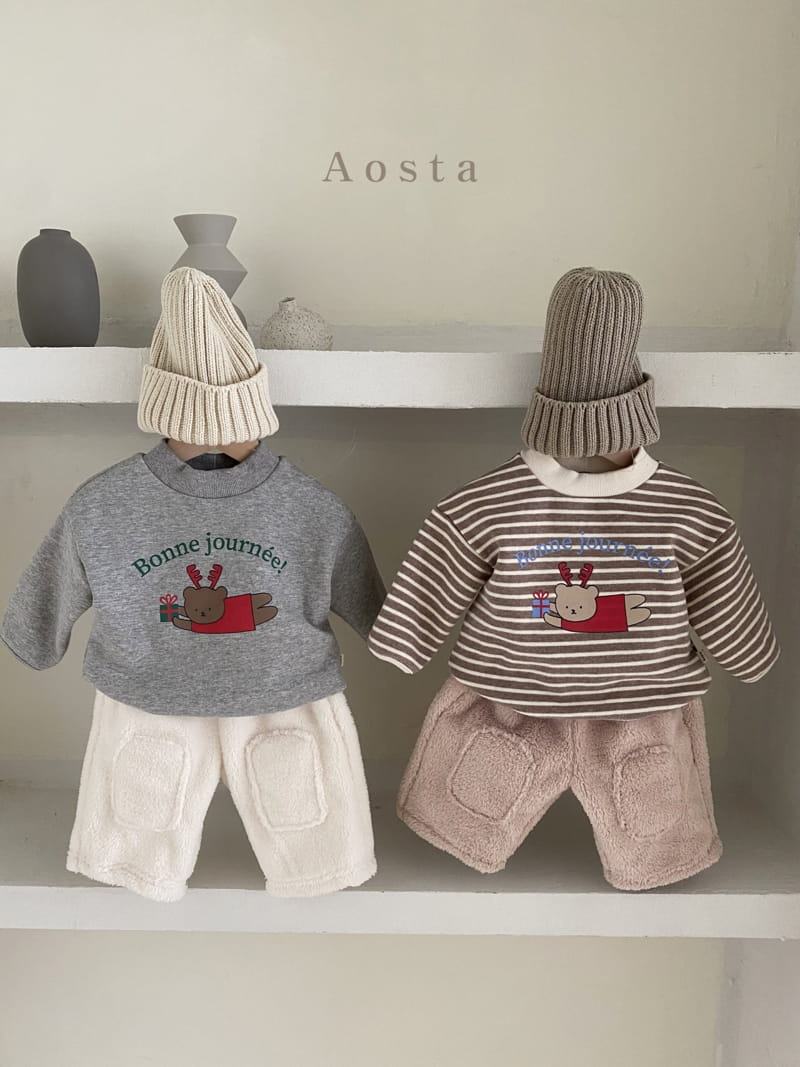 AOSTA - Korean Children Fashion - #Kfashion4kids - Bear Dolf Tee - 2