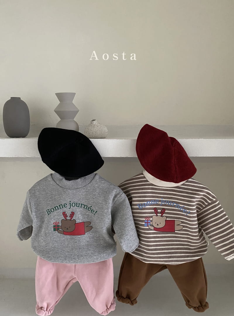 AOSTA - Korean Children Fashion - #Kfashion4kids - Bear Dolf Tee - 7