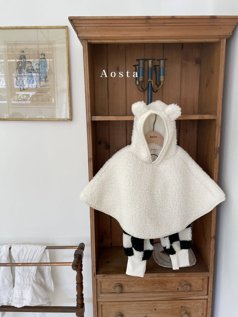 AOSTA - Korean Children Fashion - #Kfashion4kids - Lamb Lamb Bear Cape - 11