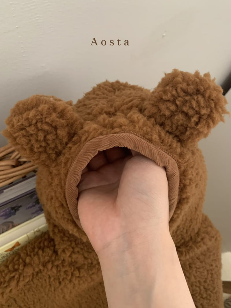 AOSTA - Korean Children Fashion - #Kfashion4kids - Lamb Lamb Bear Cape - 3