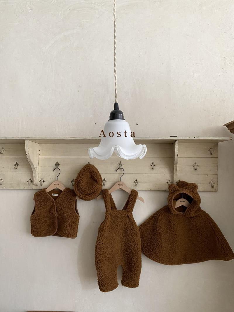 AOSTA - Korean Children Fashion - #Kfashion4kids - Lamb Lamb Bear Cape - 7