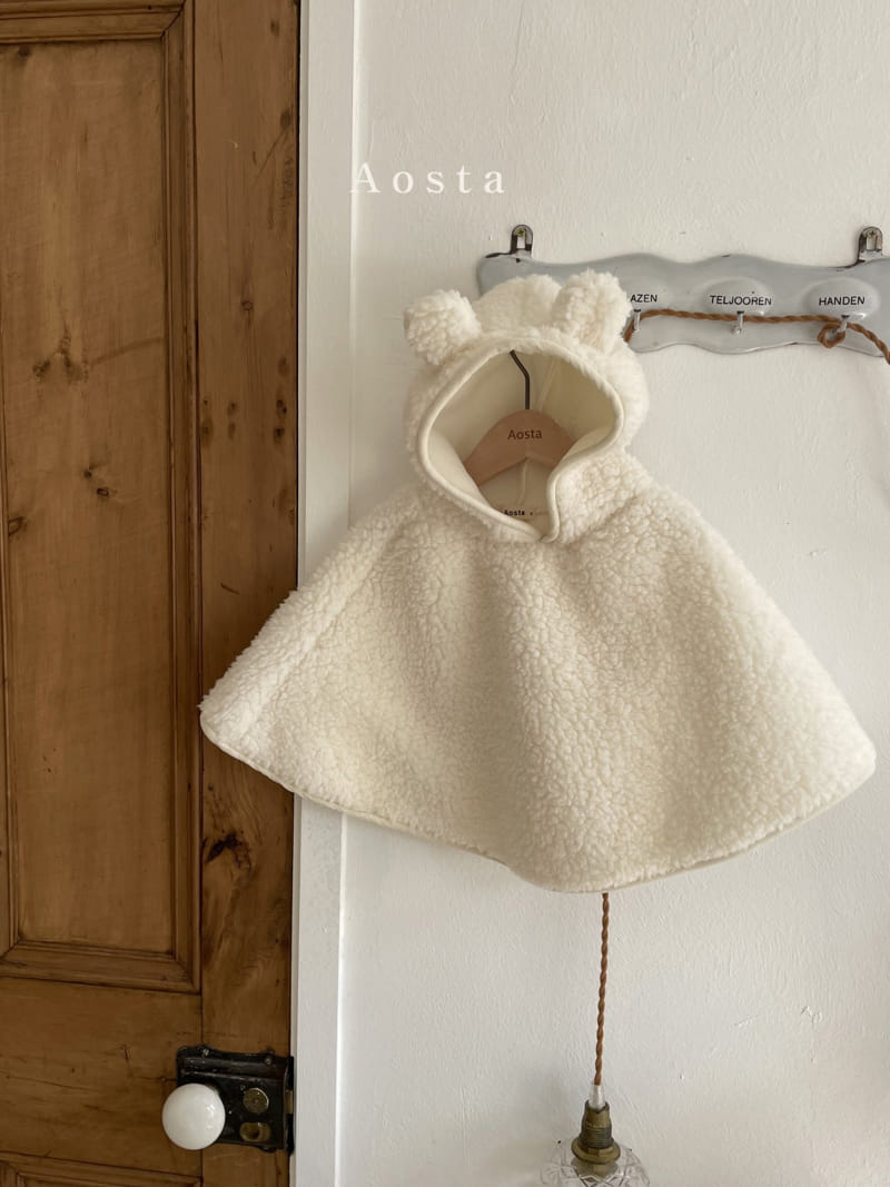 AOSTA - Korean Children Fashion - #Kfashion4kids - Lamb Lamb Bear Cape - 9