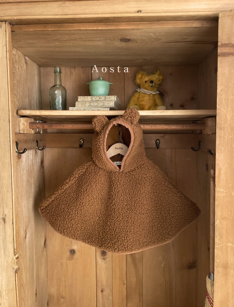 AOSTA - Korean Children Fashion - #Kfashion4kids - Lamb Lamb Outer Bear Bodysuit - 12