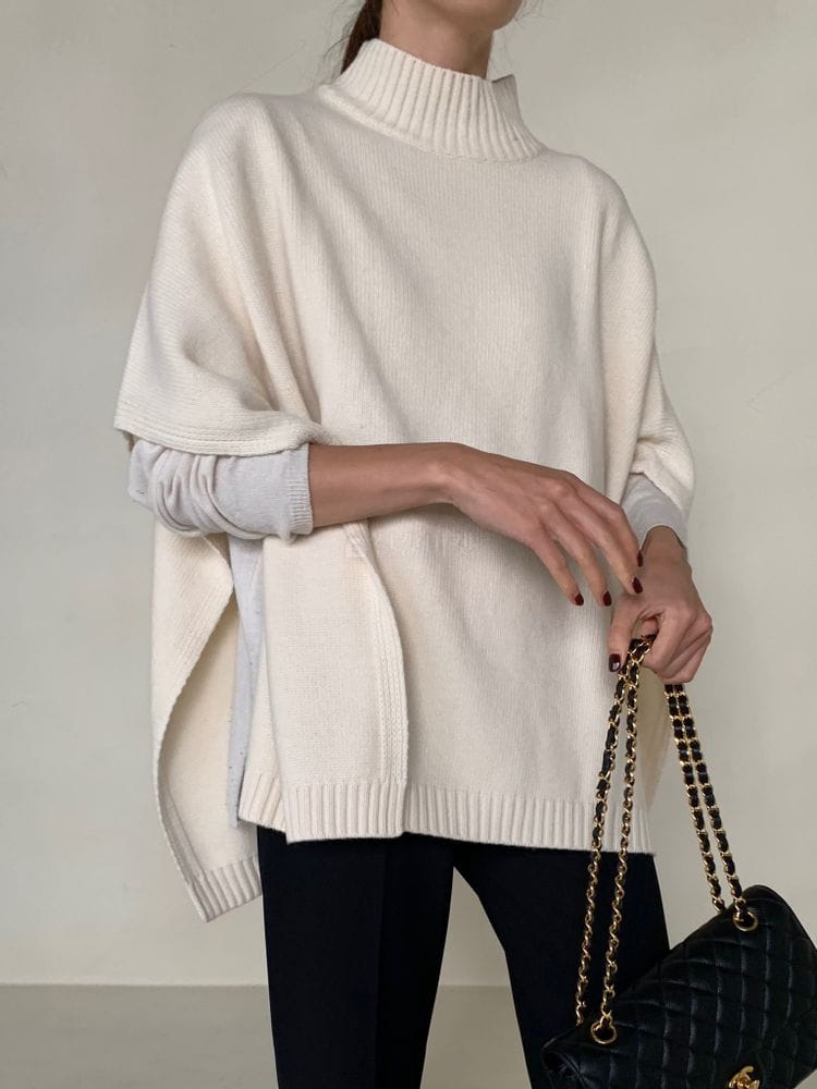 AROUND110 - Korean Children Fashion - #Kfashion4kids - Cashmere Poncho - 2