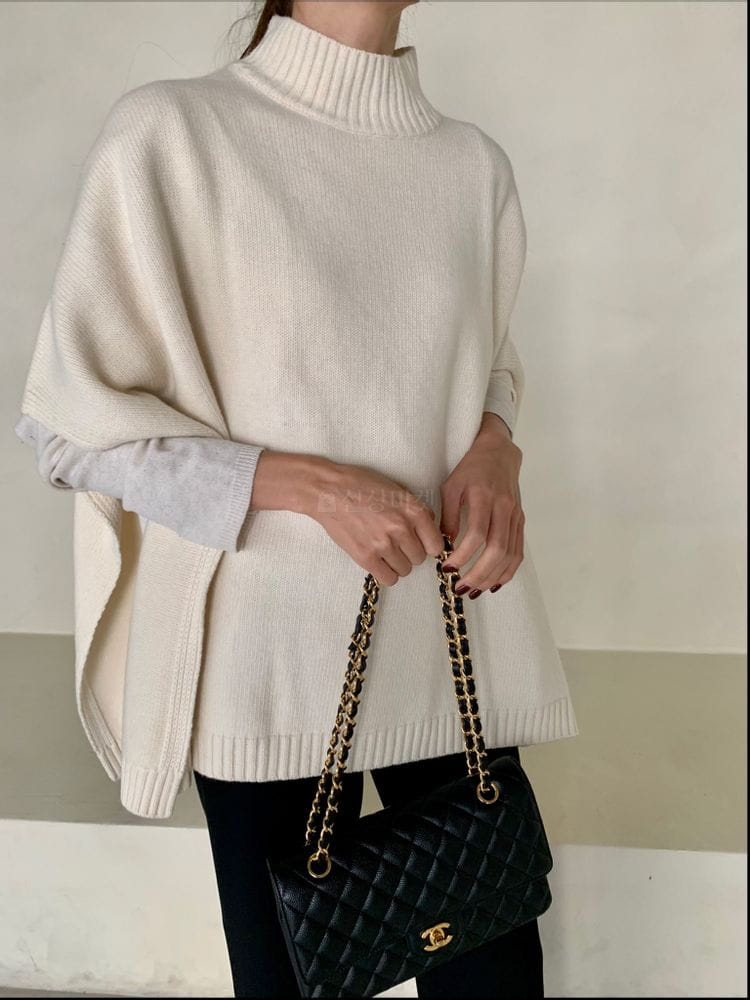 AROUND110 - Korean Children Fashion - #Kfashion4kids - Cashmere Poncho - 3