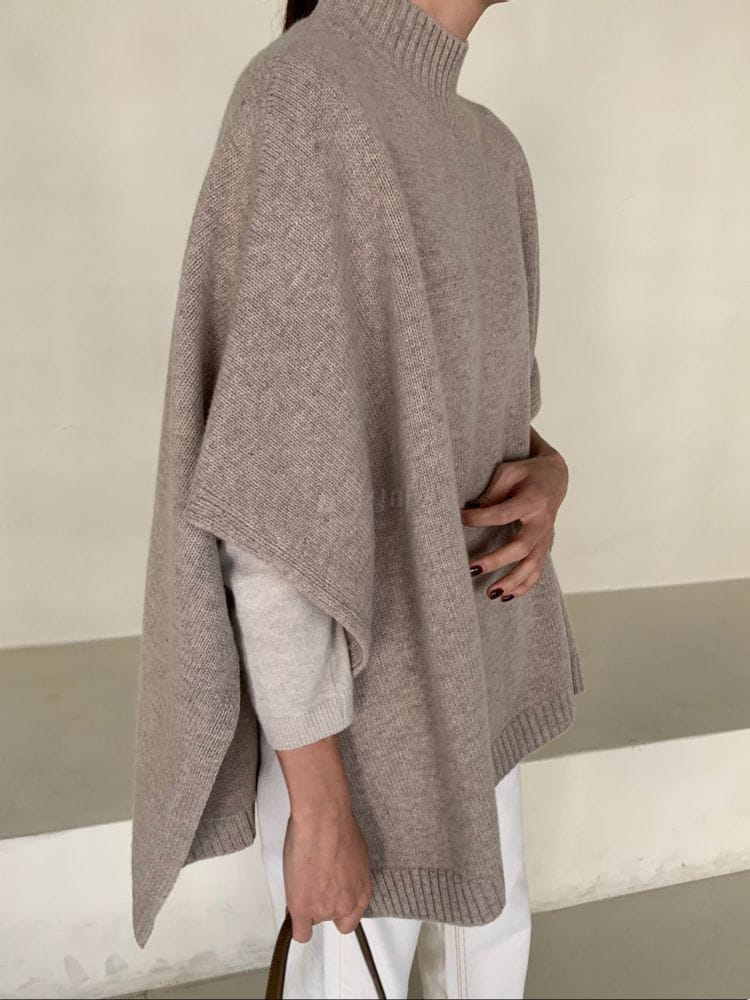 AROUND110 - Korean Children Fashion - #Kfashion4kids - Cashmere Poncho - 5