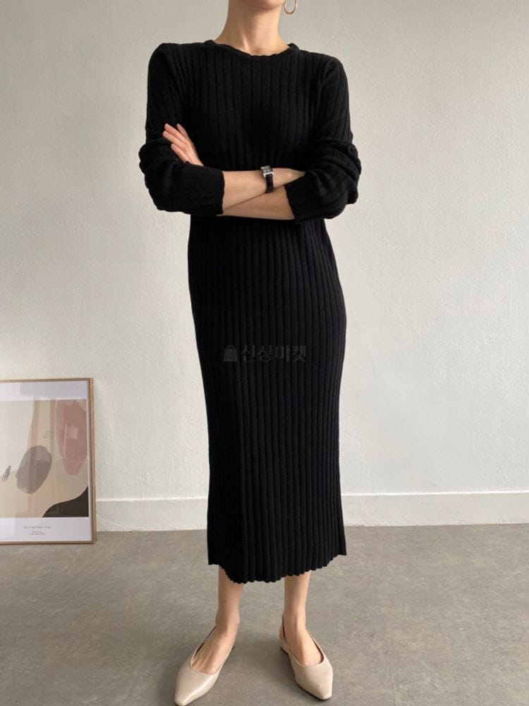 AROUND110 - Korean Children Fashion - #Kfashion4kids - Rib Knit One-piece - 2