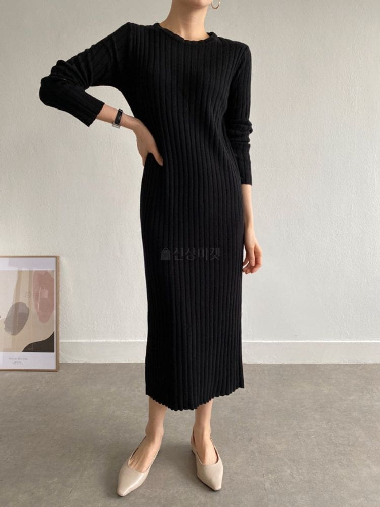AROUND110 - Korean Children Fashion - #Kfashion4kids - Rib Knit One-piece - 3