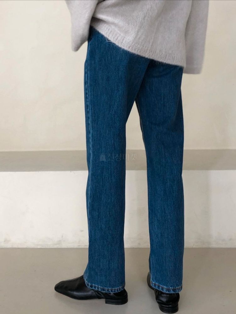 AROUND110 - Korean Children Fashion - #Kfashion4kids - Premium Dark Jeans - 2