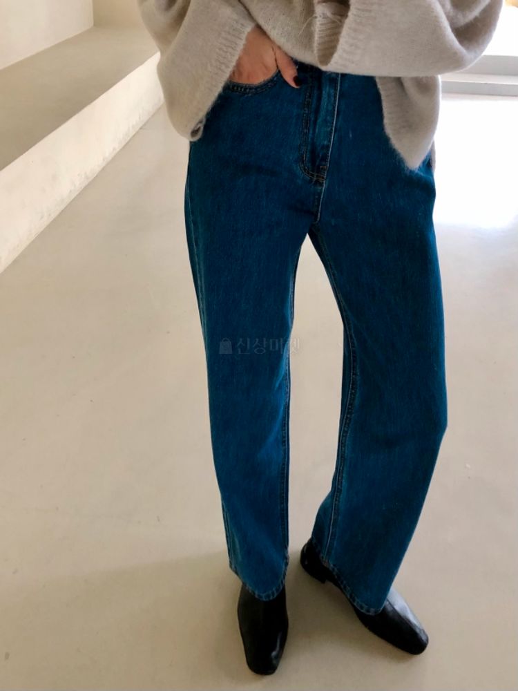 AROUND110 - Korean Children Fashion - #Kfashion4kids - Premium Dark Jeans - 3