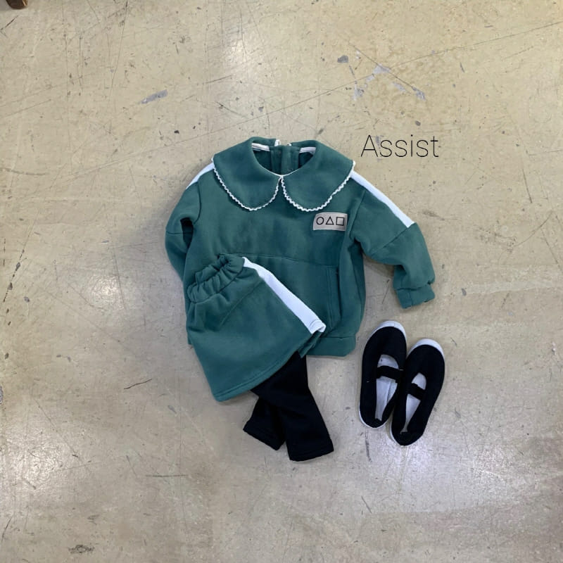 ASSIST - Korean Children Fashion - #Kfashion4kids - Squid Game Skirt Leggings Top Bottom Set - 4