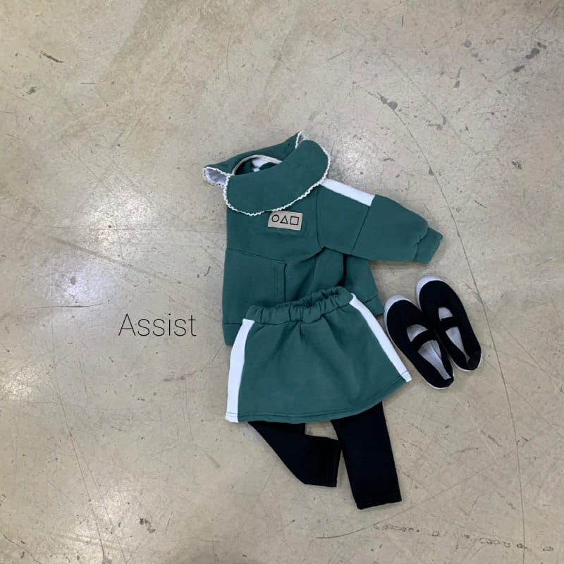 ASSIST - Korean Children Fashion - #Kfashion4kids - Squid Game Skirt Leggings Top Bottom Set - 6