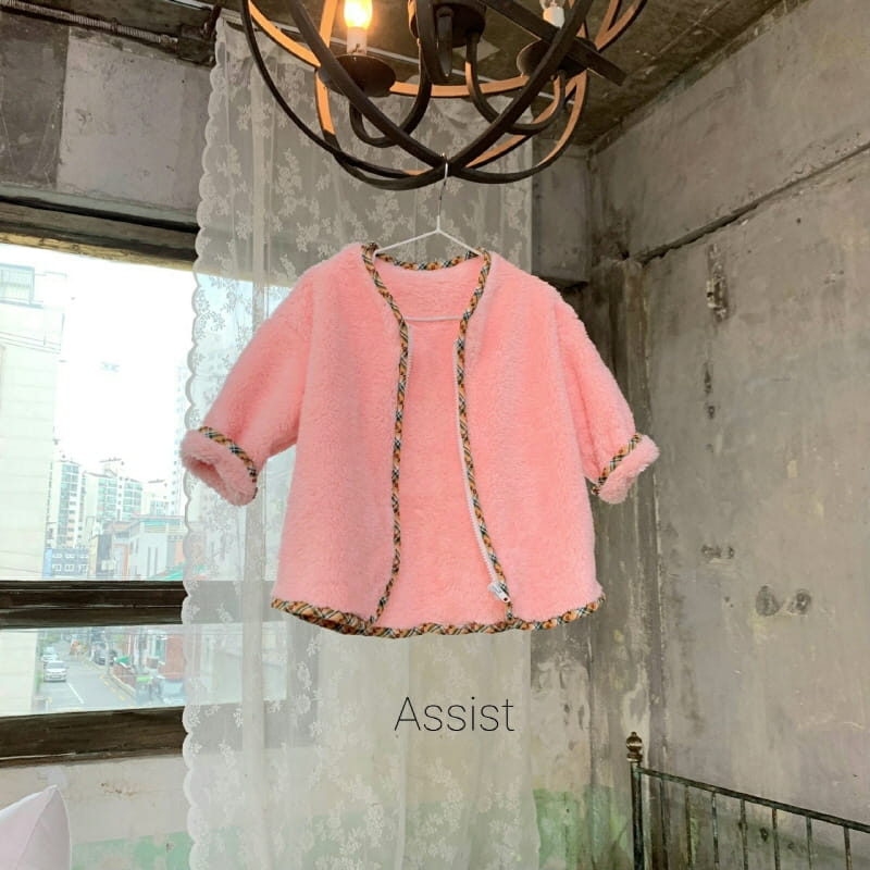 ASSIST - Korean Children Fashion - #Kfashion4kids - Rappa Fleece Jacket - 12