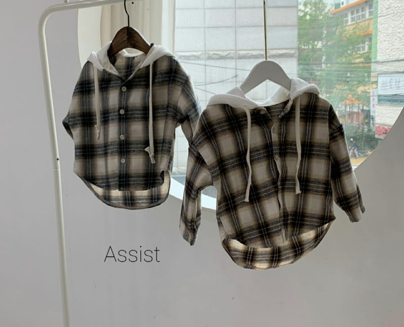 ASSIST - Korean Children Fashion - #Kfashion4kids - Hong Check Shirt - 2