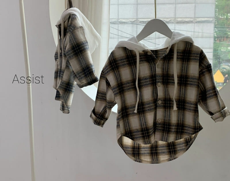 ASSIST - Korean Children Fashion - #Kfashion4kids - Hong Check Shirt - 3
