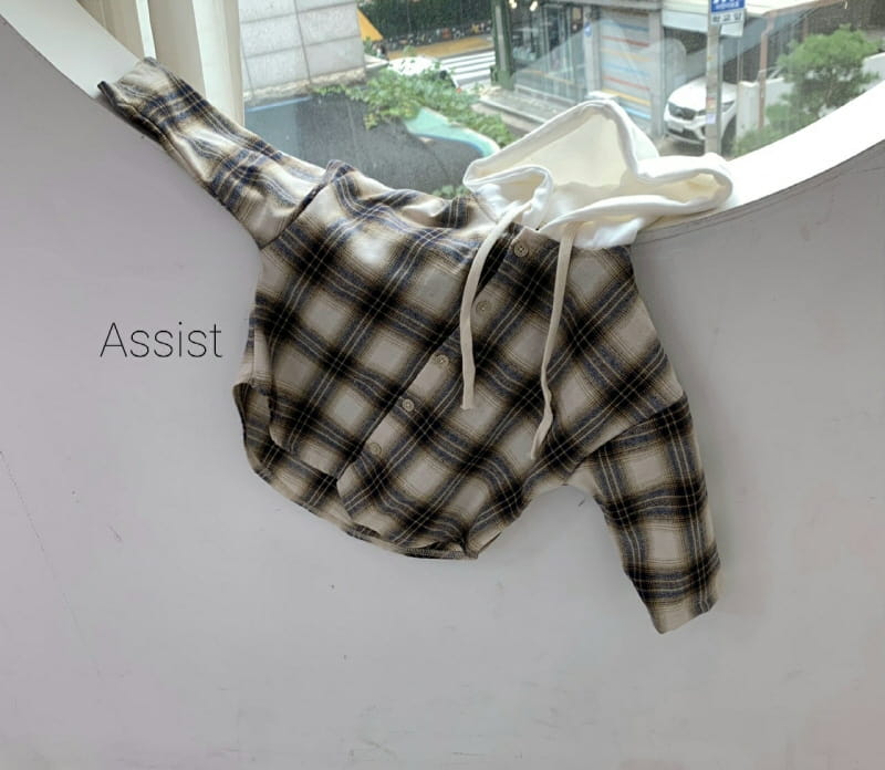 ASSIST - Korean Children Fashion - #Kfashion4kids - Hong Check Shirt - 5