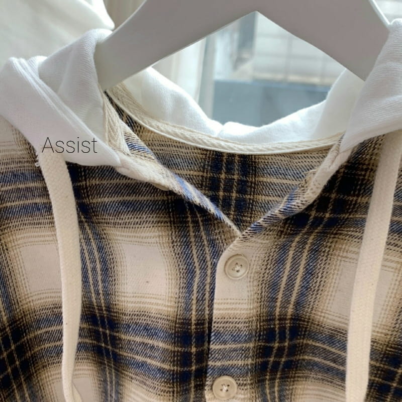 ASSIST - Korean Children Fashion - #Kfashion4kids - Hong Check Shirt - 6