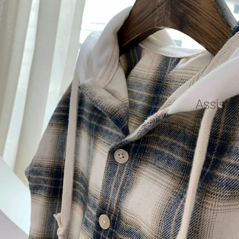 ASSIST - Korean Children Fashion - #Kfashion4kids - Hong Check Shirt - 8