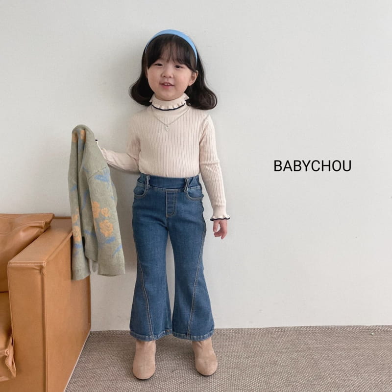 BABYCHOU - Korean Children Fashion - #Kfashion4kids - Nijou Turtleneck Tee - 3