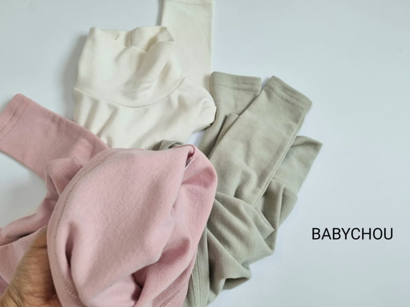 BABYCHOU - Korean Children Fashion - #Kfashion4kids - Milky Turtleneck Tee - 2