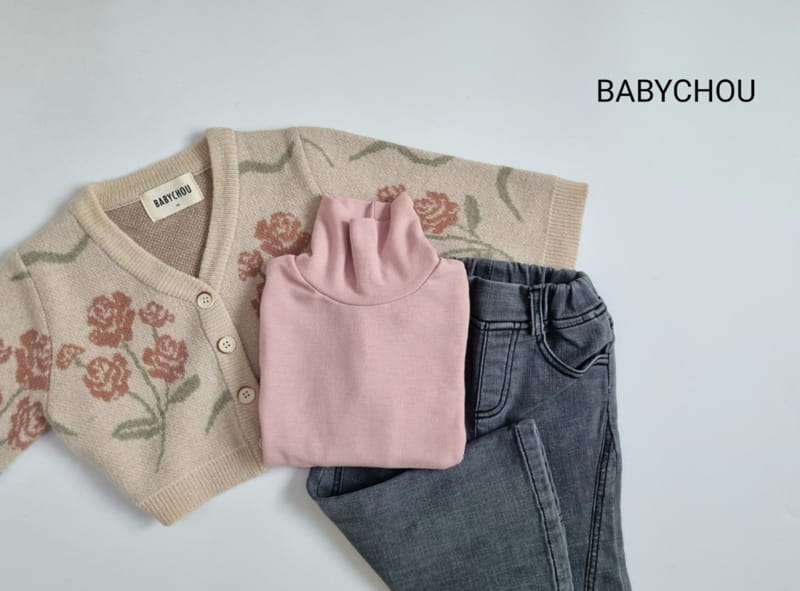 BABYCHOU - Korean Children Fashion - #Kfashion4kids - Milky Turtleneck Tee - 3