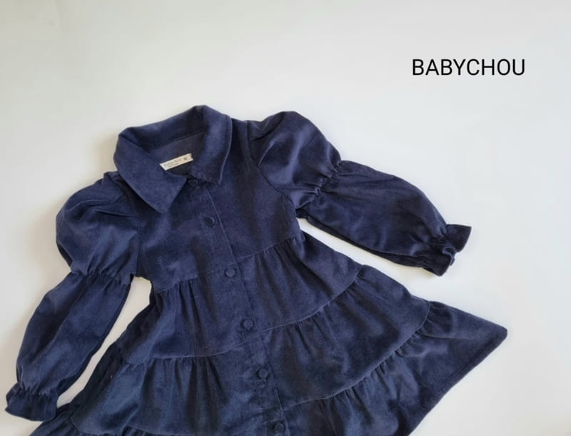 BABYCHOU - Korean Children Fashion - #Kfashion4kids - Collar Cancan One-piece - 11