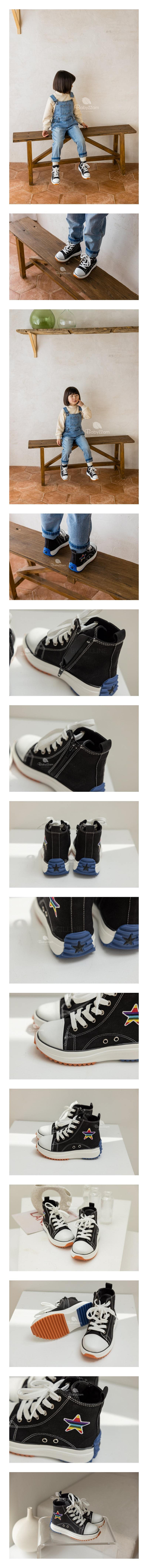 BABYZZAM - Korean Children Fashion - #Kfashion4kids - 444 Rainbow Star Sneakers