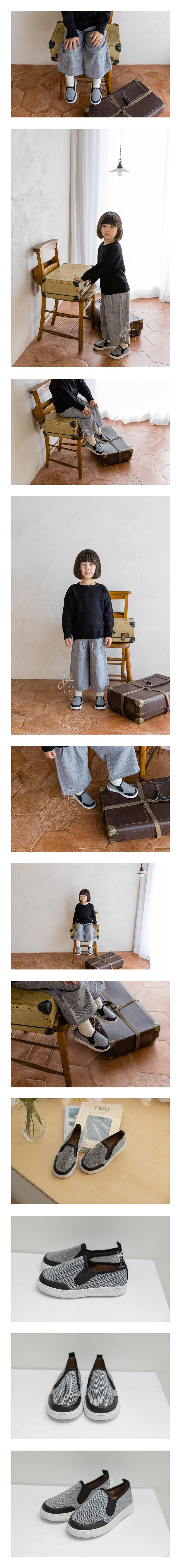 BABYZZAM - Korean Children Fashion - #Kfashion4kids - 1928 Herringbone Slip-on