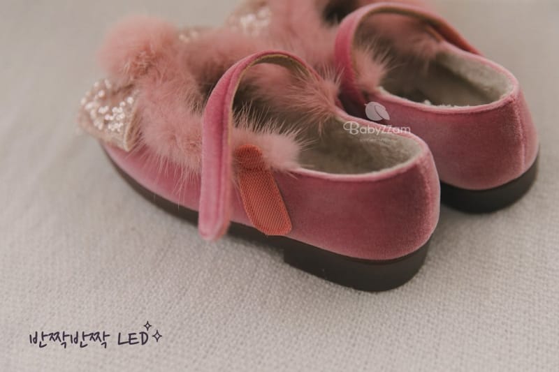 BABYZZAM - Korean Children Fashion - #Kfashion4kids - Winter Celine LED Flats - 10