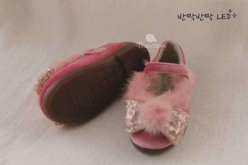 BABYZZAM - Korean Children Fashion - #Kfashion4kids - Winter Celine LED Flats - 11