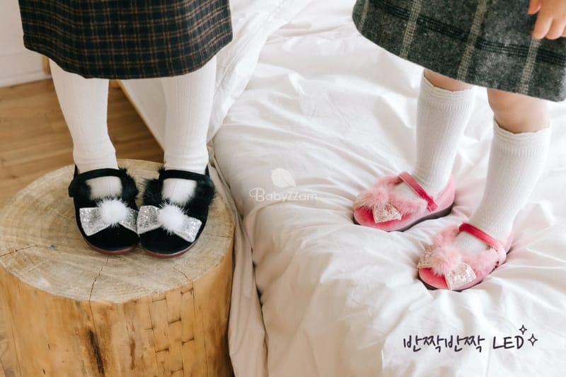 BABYZZAM - Korean Children Fashion - #Kfashion4kids - Winter Celine LED Flats - 5