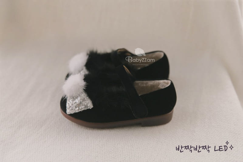 BABYZZAM - Korean Children Fashion - #Kfashion4kids - Winter Celine LED Flats - 7