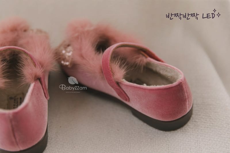 BABYZZAM - Korean Children Fashion - #Kfashion4kids - Winter Celine LED Flats - 9