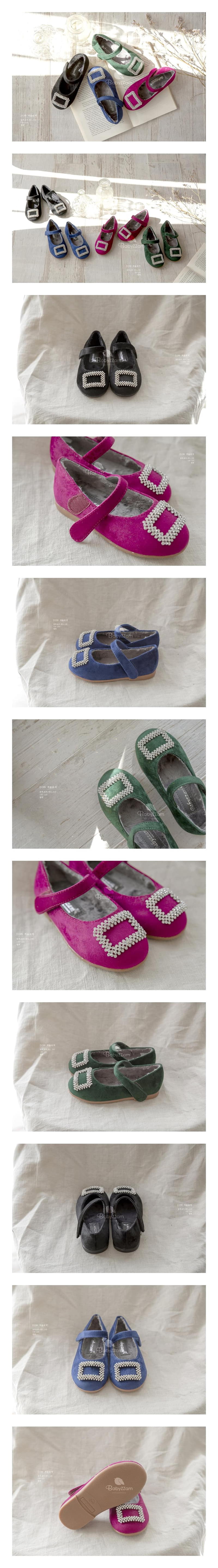 BABYZZAM - Korean Children Fashion - #Kfashion4kids - Winter Roger Flats