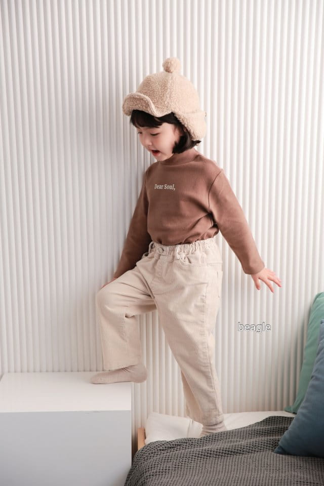 BEAGLE - Korean Children Fashion - #Kfashion4kids - Dear Soul Half Turtleneck
