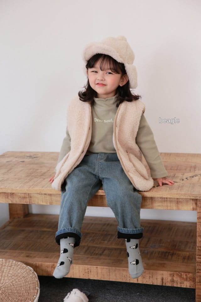 BEAGLE - Korean Children Fashion - #Kfashion4kids - Dear Soul Half Turtleneck - 4