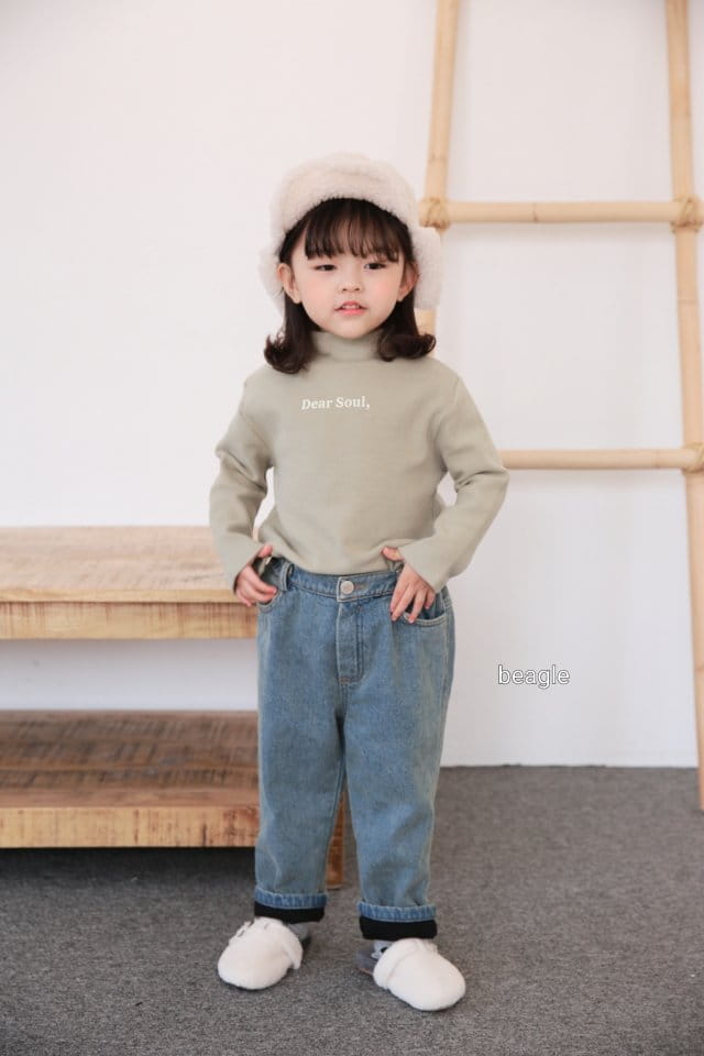 BEAGLE - Korean Children Fashion - #Kfashion4kids - Dear Soul Half Turtleneck - 5