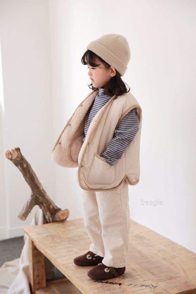 BEAGLE - Korean Children Fashion - #Kfashion4kids - Joy Stripes Turtleneck - 3