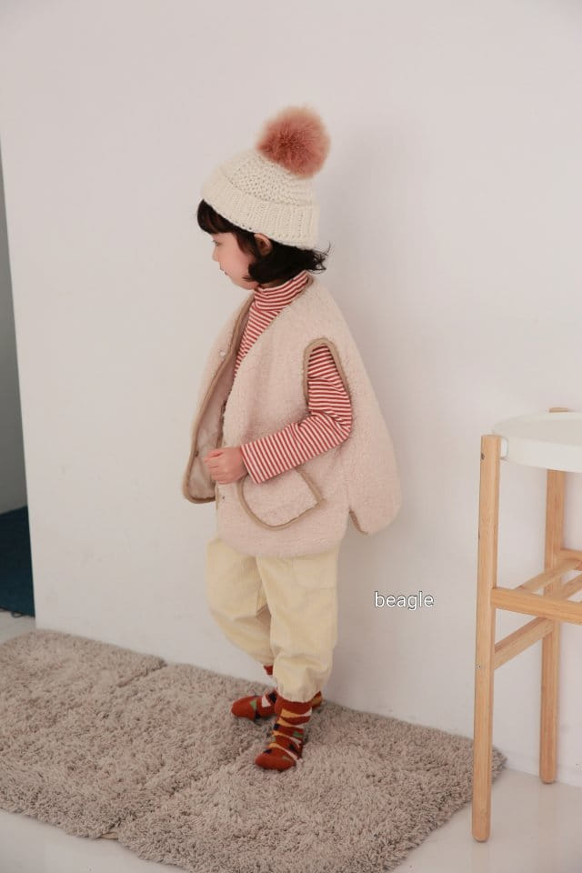 BEAGLE - Korean Children Fashion - #Kfashion4kids - Joy Stripes Turtleneck - 6