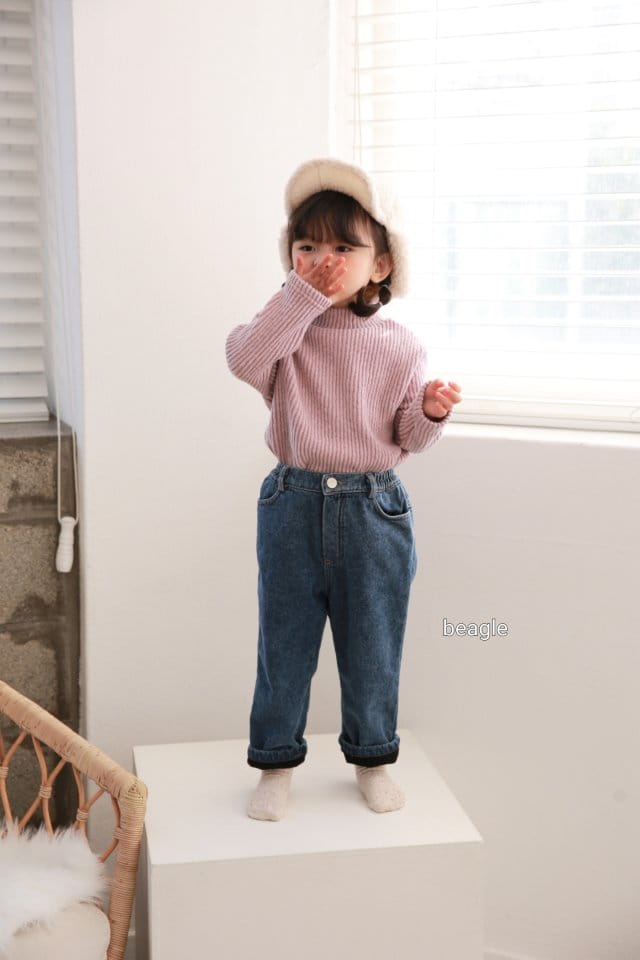 BEAGLE - Korean Children Fashion - #Kfashion4kids - Cozy Knit Half Turtleneck Tee - 7