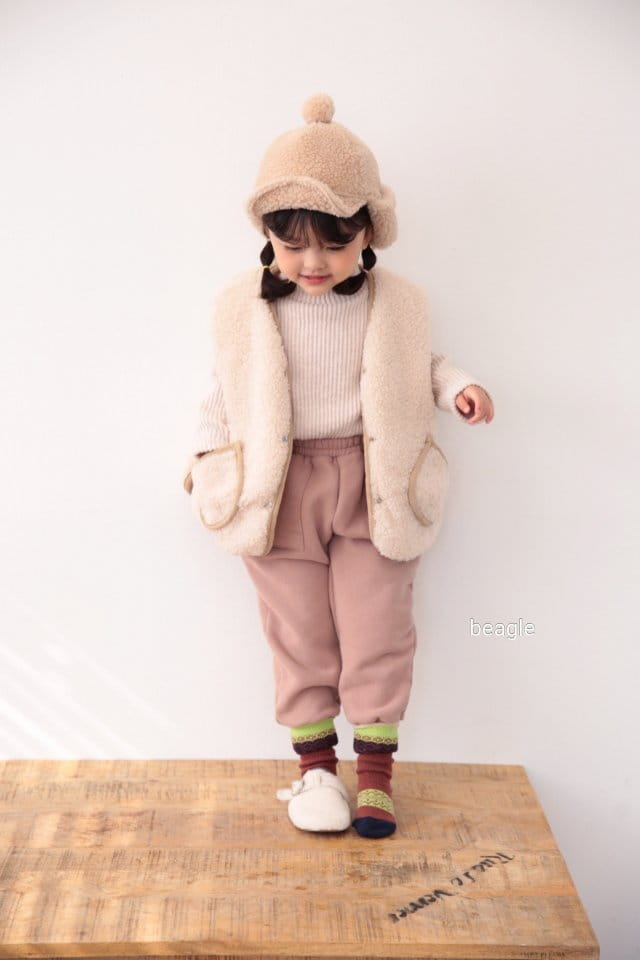 BEAGLE - Korean Children Fashion - #Kfashion4kids - Mongsil Reversible Padding Vest - 10