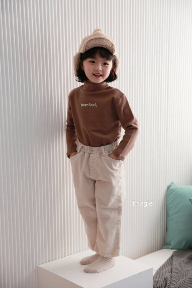 BEAGLE - Korean Children Fashion - #Kfashion4kids - Marlang Span Fleece Rib Pants - 2