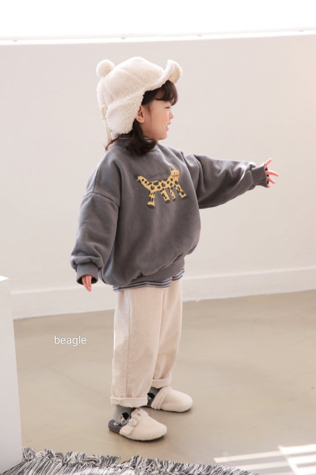 BEAGLE - Korean Children Fashion - #Kfashion4kids - Marlang Span Fleece Rib Pants - 3