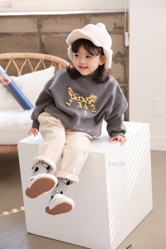 BEAGLE - Korean Children Fashion - #Kfashion4kids - Marlang Span Fleece Rib Pants - 5
