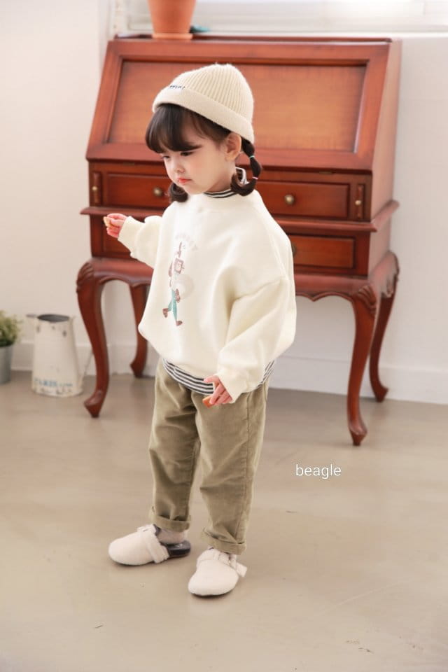 BEAGLE - Korean Children Fashion - #Kfashion4kids - Marlang Span Fleece Rib Pants - 8