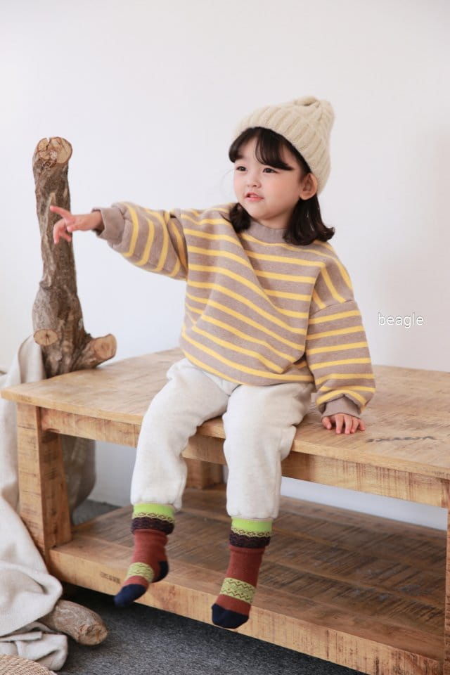BEAGLE - Korean Children Fashion - #Kfashion4kids - Pudding Reversible Fleece Jogger Pants - 3