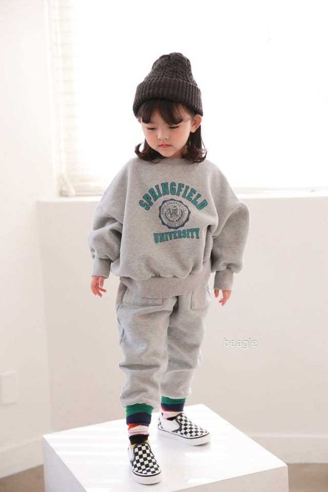 BEAGLE - Korean Children Fashion - #Kfashion4kids - Pudding Reversible Fleece Jogger Pants - 7